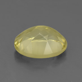 Quartz jaune naturelle coupe ovale, 3,37 ct, VVS-VS