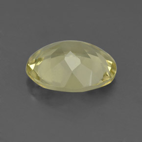Quartz jaune naturelle coupe ovale, 2,89 ct, VS