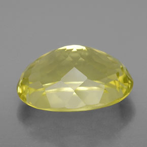 Quartz jaune naturelle coupe ovale, 9,74 ct, VVS-VS