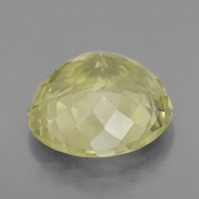 Quartz jaune naturelle coupe roude, 6,37 ct, VVS-VS