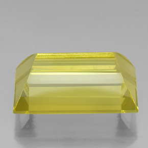 Quartz jaune naturelle baguette, 33,64 ct, VVS-VS