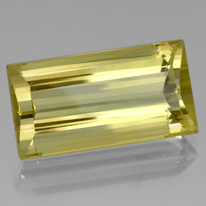 Quartz Citron naturelle Baquette, 27.73 ct, VVS