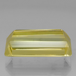 Quartz Citron naturelle Baquette, 27.73 ct, VVS