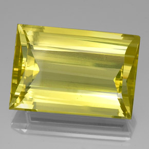 Quartz jaune naturelle baguette, 51,63 ct, VVS-VS