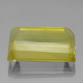 Quartz jaune naturelle baguette, 51,63 ct, VVS-VS