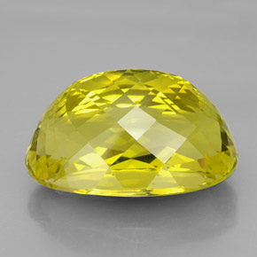 Quartz jaune naturelle coupe ovale, 101,50 ct, VVS