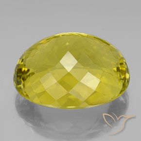Quartz Jaune riche naturelle ovale, 152.35 ct, VVS
