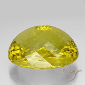 Quartz Jaune ananas naturelle ovale, 171.65 ct, VVS-VS