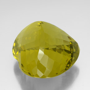 Quartz Citron naturelle Forme de coeur, 127.15 ct, VVS
