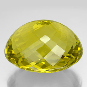 Quartz jaune naturelle coupe ovale, 210,55 ct, VVS
