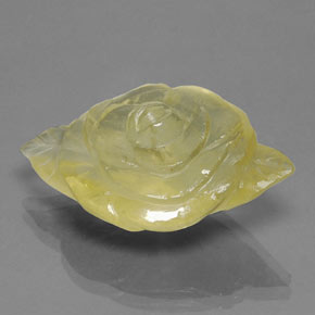 Quartz jaune naturelle transparent, 28,30 ct, transparent / translucide
