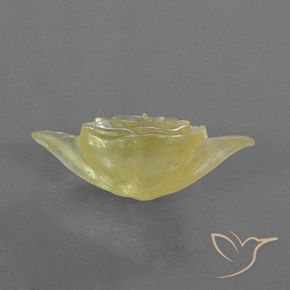 Quartz Jaune miel très clair naturelle Fantaisie, 46.46 ct, Transparent / Translucide