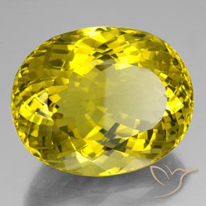 Quartz Jaune riche naturelle ovale, 189.25 ct, VVS