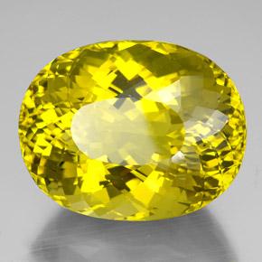 Quartz jaune naturelle coupe ovale, 138,15 ct, VVS