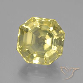 Quartz Jaune moyen-léger naturelle Octogone / coupe Émeraude, 8.92 ct, VVS