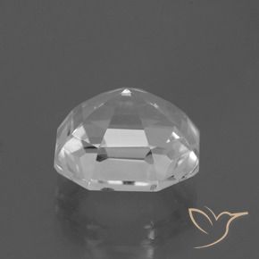 Quartz blanc naturelle taille émeraude, 8,22 ct, VVS
