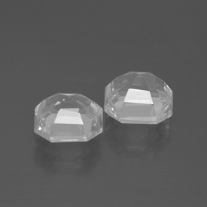 Achetez naturel ct blanc quartz gems, taille émeraude, en provenance brésil chez gemselect. en stock, livraison internationale!