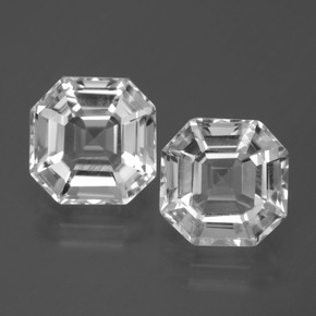 Achetez naturel ct blanc quartz gems, taille émeraude, en provenance brésil chez gemselect. en stock, livraison internationale!
