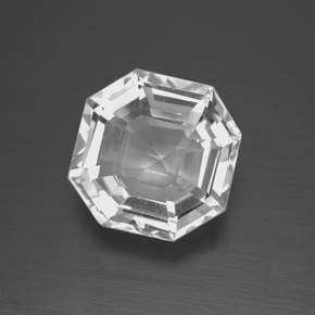 Quartz Blanc naturelle Taille émeraude, 7.27 ct, VVS