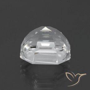 Quartz Blanc clair naturelle Octogone / coupe Émeraude, 10.83 ct, VVS-VS