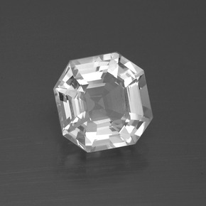 Quartz Blanc naturelle Taille émeraude, 3.41 ct, VVS