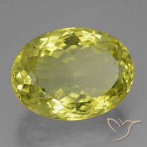 Quartz Jaune moyen naturelle ovale, 24.36 ct, VVS