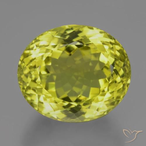 26.94ct Naturel Jaune moyen Quartz, ovale, VVS