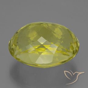 Quartz Jaune moyen naturelle ovale, 30.47 ct, VVS