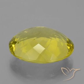 Quartz Jaune moyen naturelle ovale, 24.07 ct, VVS