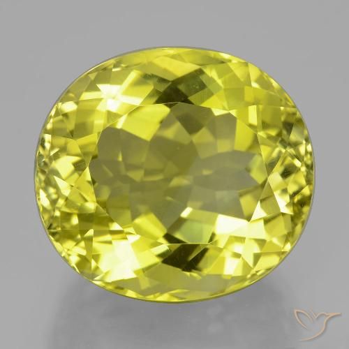 31.35ct Naturel Jaune moyen Quartz, ovale, VVS