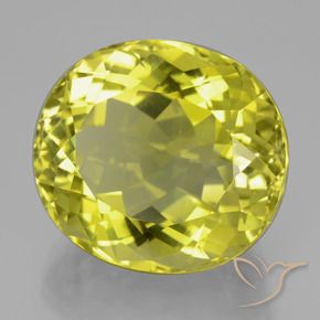 Quartz Jaune moyen naturelle ovale, 31.35 ct, VVS