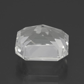 Quartz blanc naturelle taille émeraude, 5,25 ct, VS