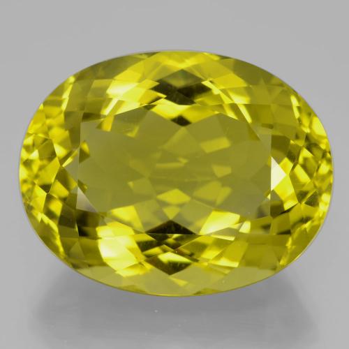 35.13ct Naturel Jaune vif Quartz, ovale, VVS