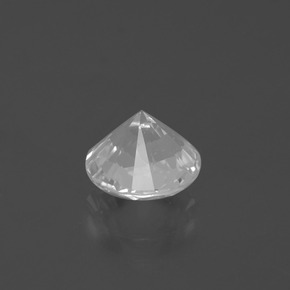 Quartz Blanc naturelle Coupe roude, 1.35 ct, VVS-VS