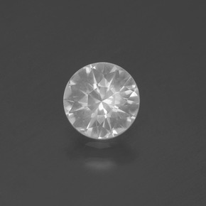 Quartz Blanc naturelle Coupe roude, 0.78 ct, VS