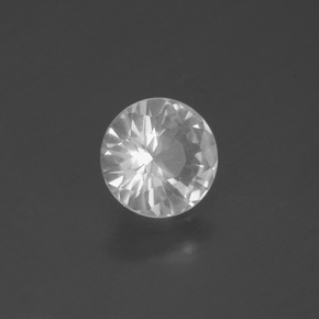 Quartz Blanc naturelle Coupe roude, 0.78 ct, VS