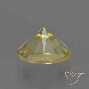 Quartz Jaune lagon naturelle ovale, 3.50 ct, VVS