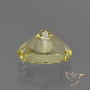 Quartz Jaune moyen-léger naturelle ovale, 3.08 ct, VVS