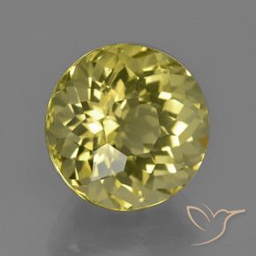 Quartz Jaune doré léger naturelle Tour, 6.60 ct, VVS