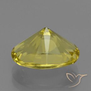 Quartz Jaune clair naturelle ovale, 6.43 ct, VVS-VS