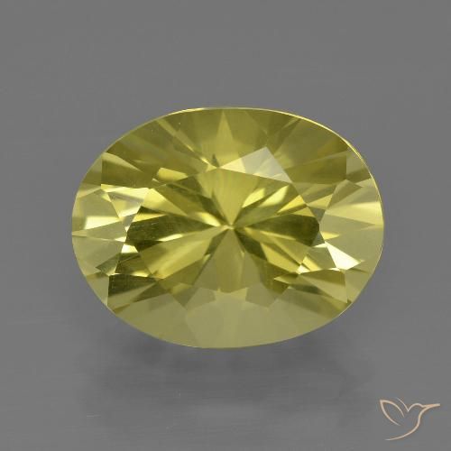 5.19ct Naturel Jaune moyen Quartz, ovale, VVS-VS