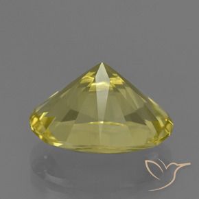 Quartz Jaune moyen naturelle ovale, 5.19 ct, VVS-VS
