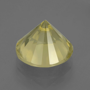 Quartz jaune naturelle coupe roude, 8,10 ct, VVS-VS