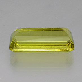 Quartz Citron naturelle Taille émeraude, 27.39 ct, VVS-VS