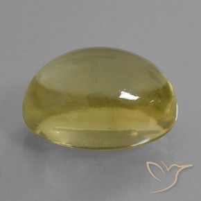 Quartz Jaune doré léger naturelle ovale, 23.91 ct, Transparent