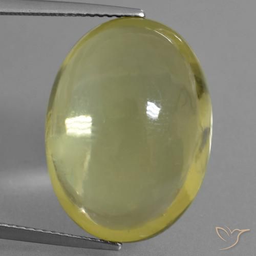 27.02ct Naturel Jaune doré léger Quartz, ovale, Transparent, Photo A