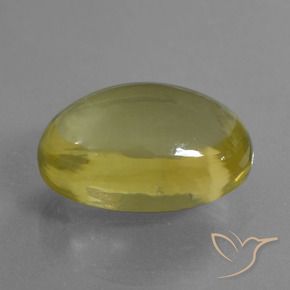 Quartz Jaune doré léger naturelle ovale, 27.98 ct, Transparent