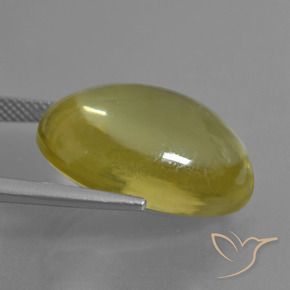Quartz Jaune doré léger naturelle ovale, 27.98 ct, Transparent