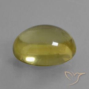 Quartz Jaune doré léger naturelle ovale, 35.71 ct, Transparent