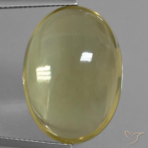 28.84ct Naturel Jaune doré léger Quartz, ovale, Transparent